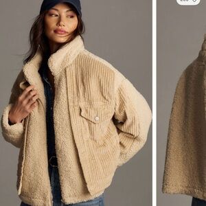 Blank NYC Cream Teddy Jacket